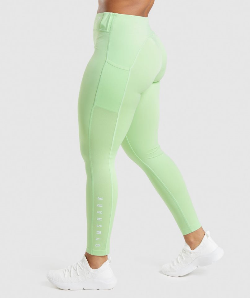 Women's Gymshark Sport Leggings Light Green | CA 0D1N73